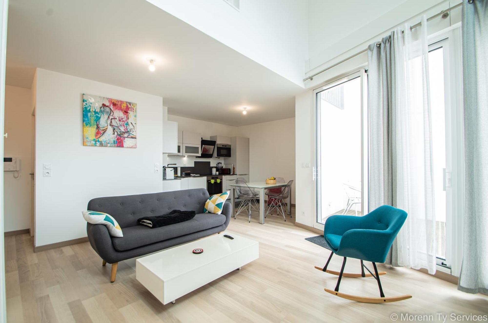 Апартаменты Triplex Terrasse Proche Metro - Ty Ar Mabilay Ренн Экстерьер фото
