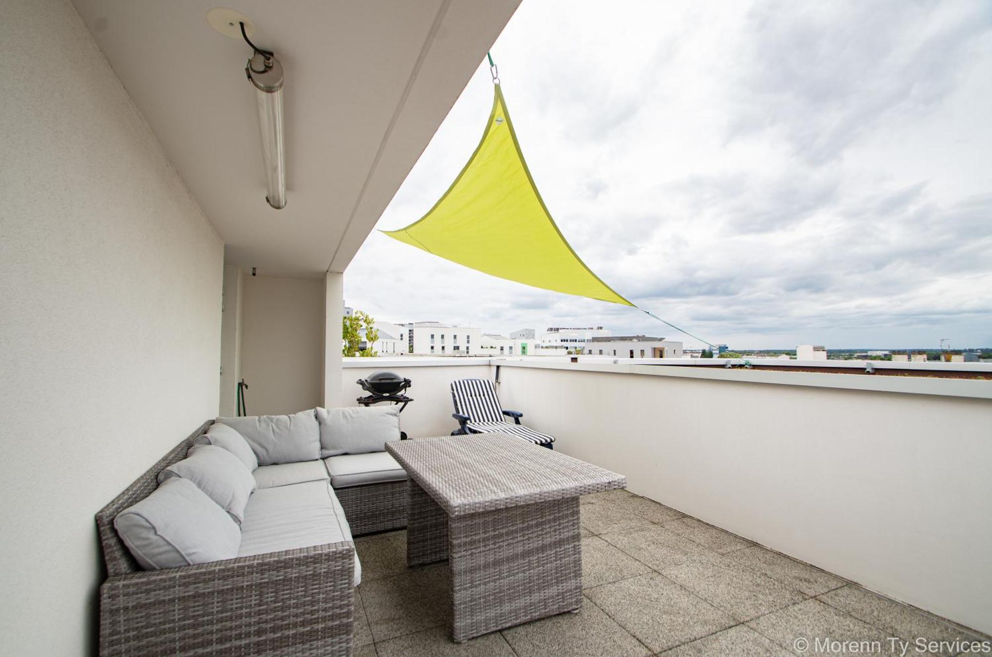Апартаменты Triplex Terrasse Proche Metro - Ty Ar Mabilay Ренн Экстерьер фото