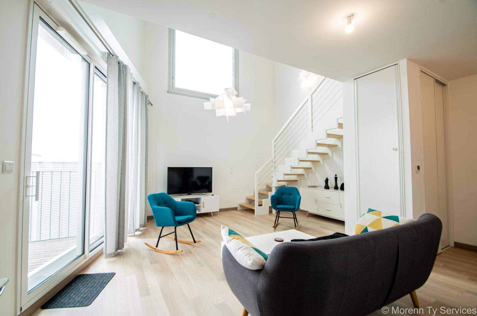 Апартаменты Triplex Terrasse Proche Metro - Ty Ar Mabilay Ренн Экстерьер фото